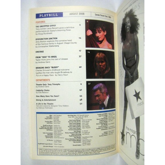 Three Changes Playbill August 2008 Dylan McDermott Nikki Silver Maura Tierney - Picture 5 of 6